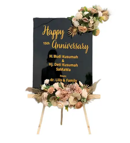 Papan Bunga Akrilik Bugbug